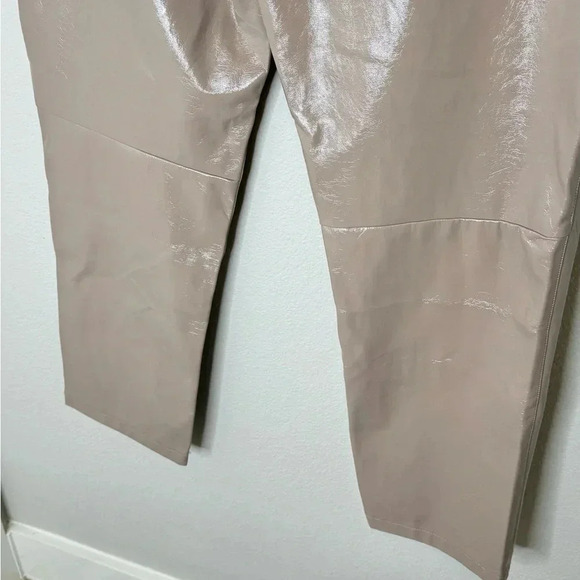 Abercrombie Fitch Jeans size 33 Ultra high rise‎ Vegan Leather The 90’s straight - Picture 5 of 12